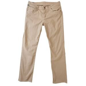 Citizens of Humanity Women's Beige Slim Straight Jeans Size 28 Casual